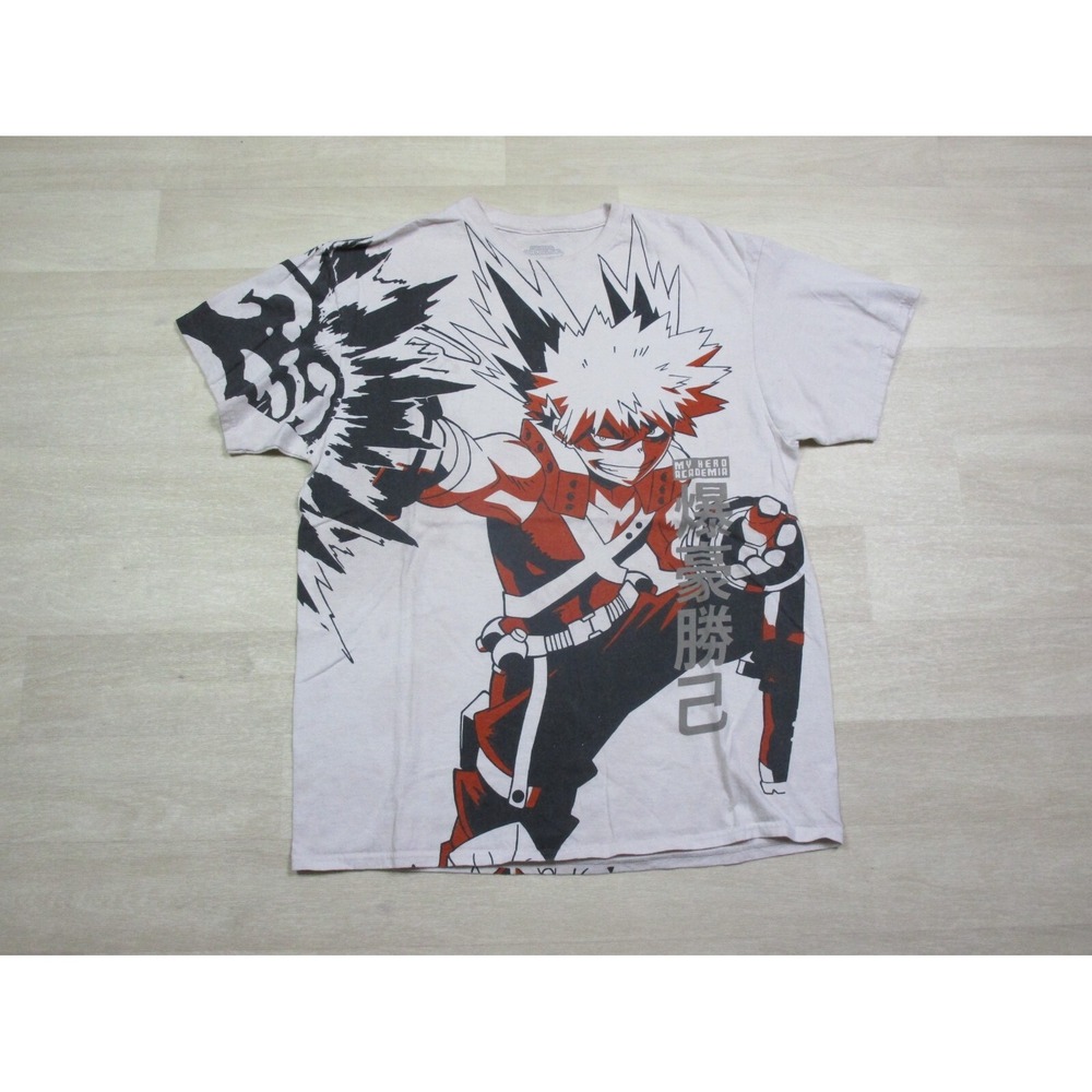 My Hero Academia Horikoshi Shueisha All Over Print AOP White T-Shirt (L) Anime